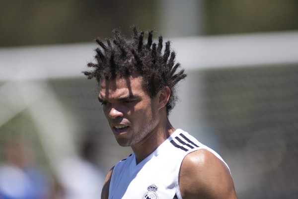 El jugador del Real Madrid Pepe, en Los Ángeles.