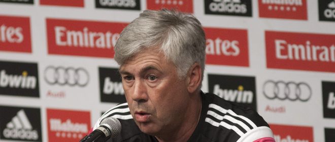 El director técnico del Real Madrid Carlo Ancelotti.