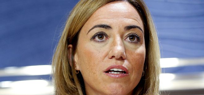 La nueva secretaria de Relaciones Internacionales del PSOE, Carme Chacón.