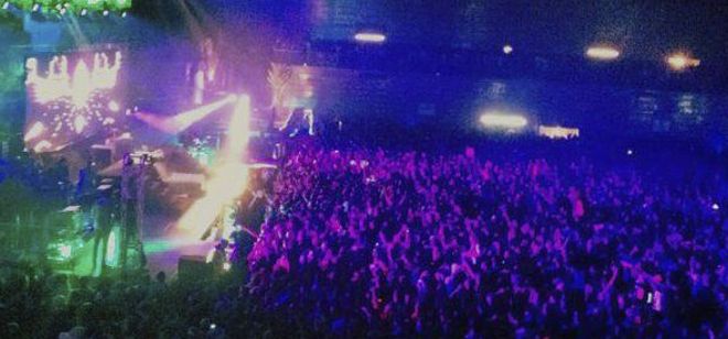 Imagen de archivo de la fiesta en el Madrid Arena.