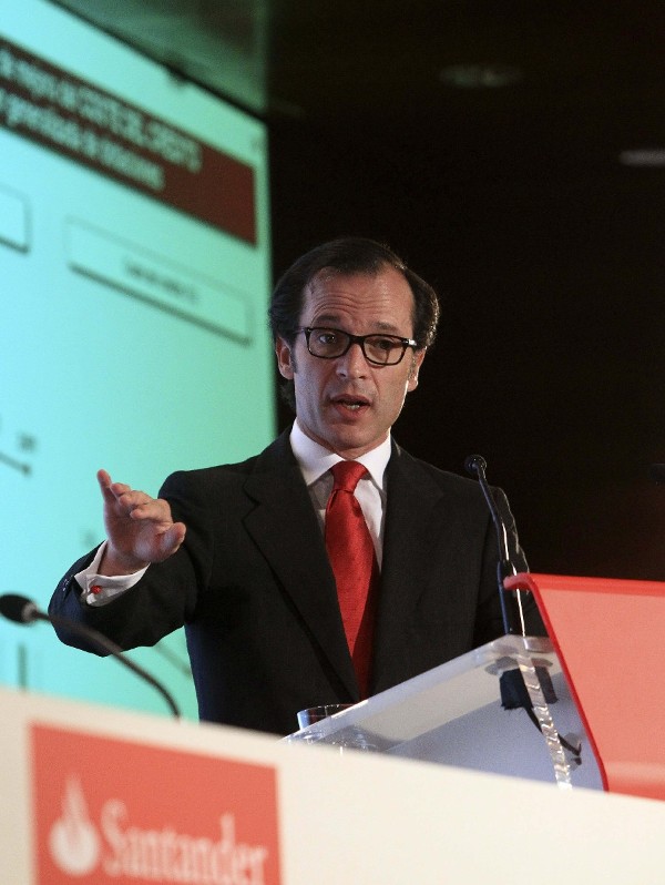 El consejero delegado del Banco Santander, Javier Marín.