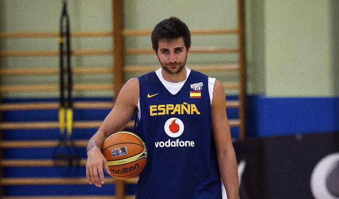 El base de la selección española Ricky Rubio.