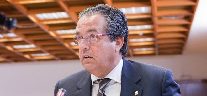 El presidente del grupo del Partido Popular en el Cabildo de Tenerife y senador, Antonio Alarcó.
