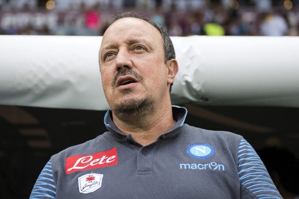 El entrenador del Nápoles, Rafael Benítez.
