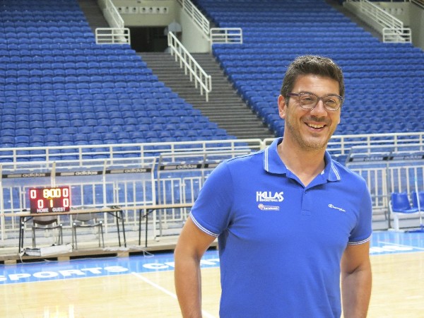 El seleccionador griego de baloncesto, Fotis Katsikaris.