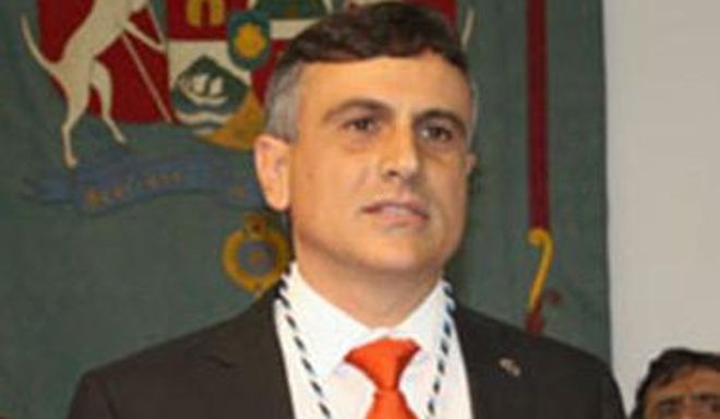 El alcalde de Garachico, José Heriberto González.