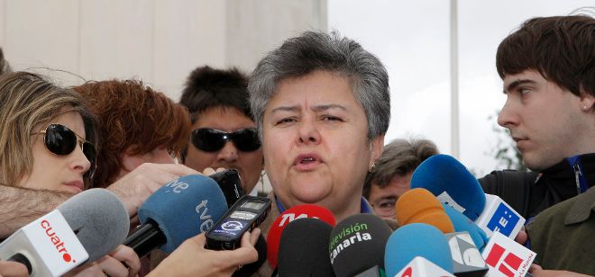Pilar Vera, presidenta de la asociación de afectados del accidente.