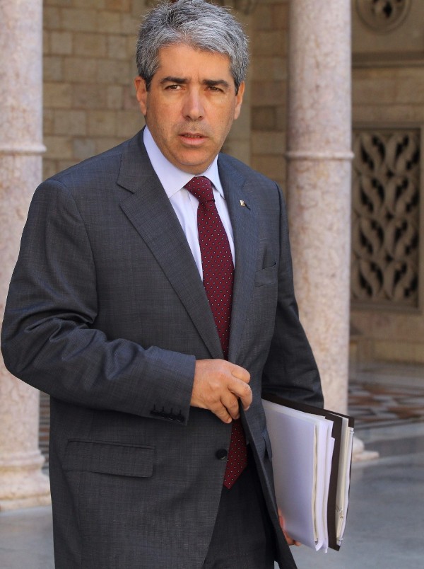 El conseller de Presidencia de la Generalitat de Cataluña, Francesc Homs.
