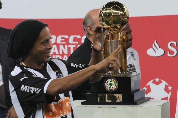 El jugador de Atlético Mineiro Ronaldinho Gaúcho.