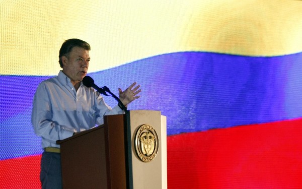 El presidente colombiano Juan Manuel Santos.