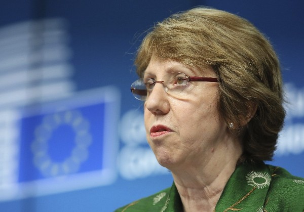 La jefa de la diplomacia europea, Catherine Ashton.
