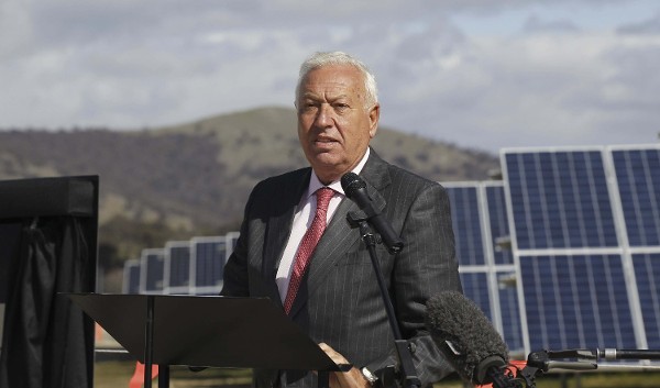  El ministro español de Asuntos Exteriores y de Cooperación, José Manuel García-Margallo, en Canberra.