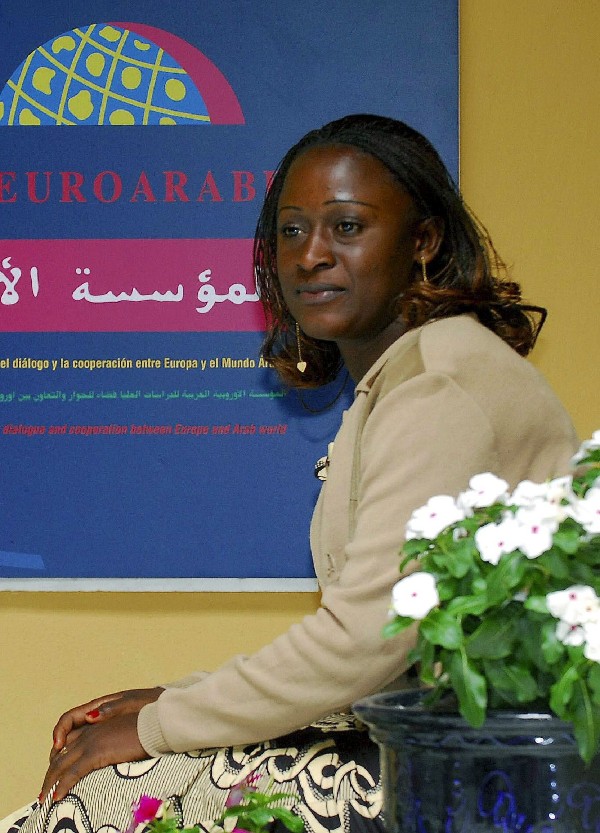Fotografía de archivo realizada el 1 de junio del 2008 en Granada de la periodista congoleña Caddy Adzuba.