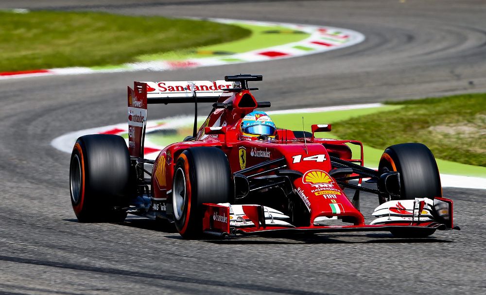 El español de la escudería Ferrari de Fórmula Uno, Fernando Alonso.
