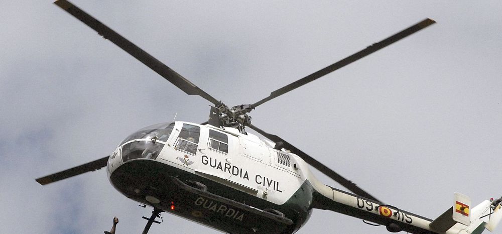 Fotografía de archivo del 20 de junio de 2007 de un helicópero de la Guardia Civil.