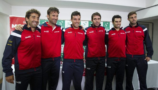 El equipo español.
