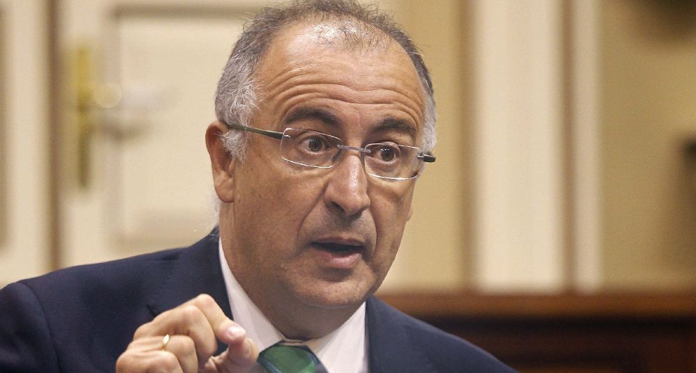 El consejero de la Presidencia del Gobierno de Canarias, Francisco Hernández Spínola.