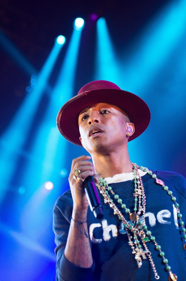 El cantante estadounidense Pharrell Williams.