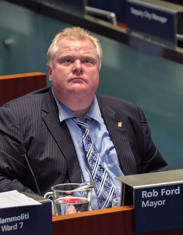 Fotografía de archivo del 21 de mayo de 2013 del polémico alcalde de Toronto, Rob Ford.