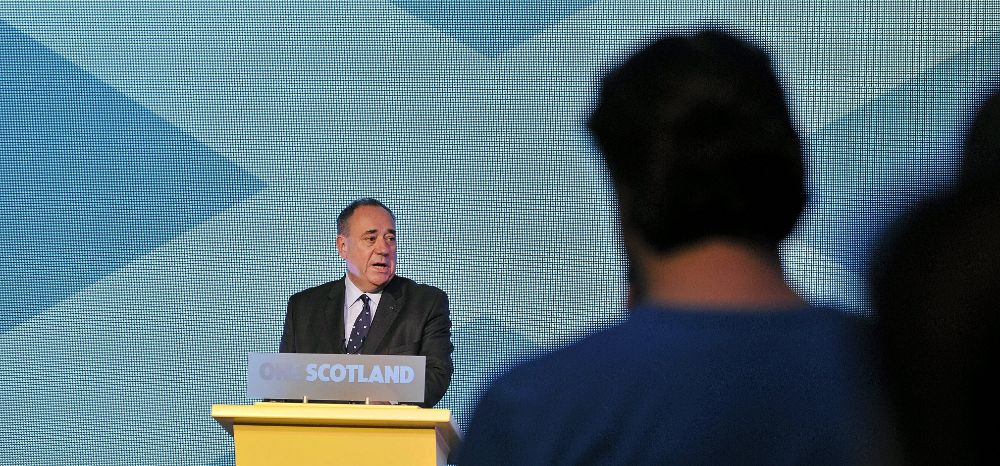 El ministro principal escocés y líder independentista, Alex Salmond.