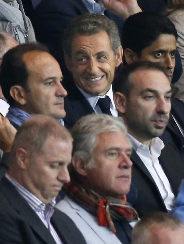 Nicolas Sarkozy (c).