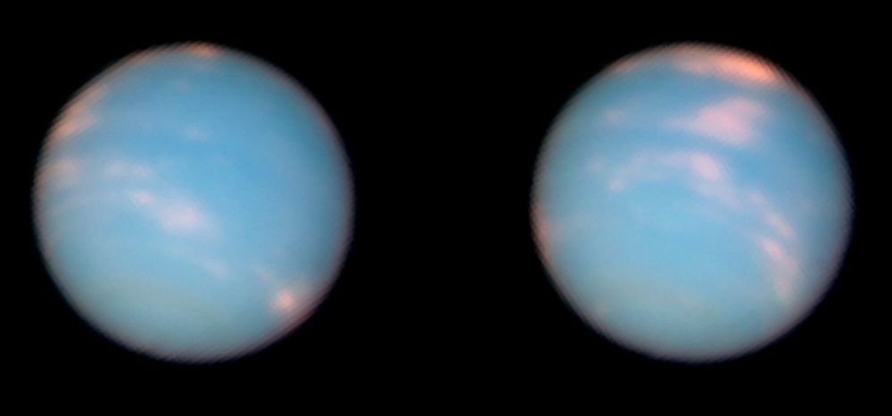Combo de imágenes de Neptuno.