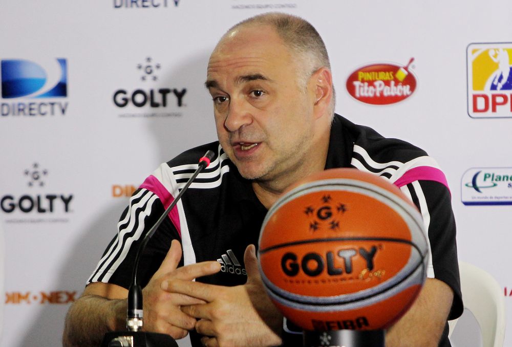 El entrenador del Real Madrid, Pablo Laso.