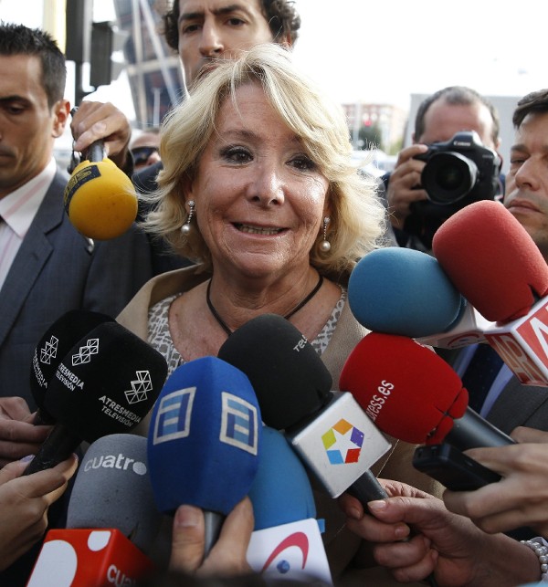 Esperanza Aguirre, expresidenta de la Comunidad de Madrid y responsable del PP en la región.