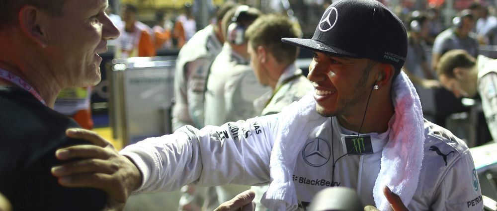 Lewis Hamilton, de Mercedes.