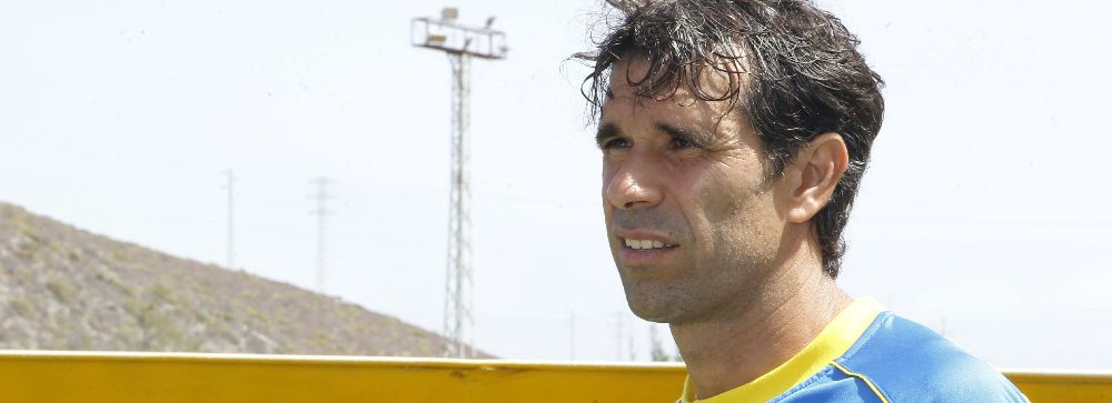 El centrocampista de la UD Las Palmas Juan Carlos Valerón.