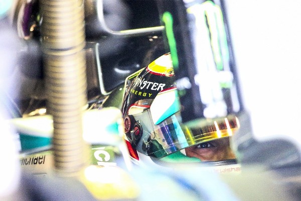 El piloto británico de Fórmula Uno Lewis Hamilton, de Mercedes.