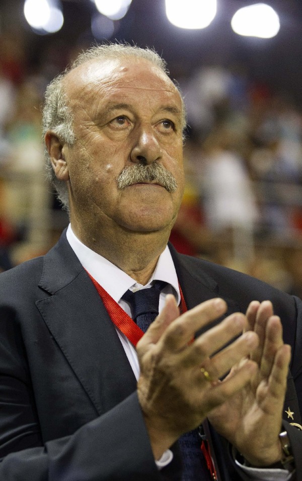 El entrenador de la selección española, Vicente del Bosque.