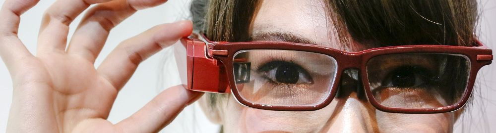 Prototipo de gafas inteligentes.