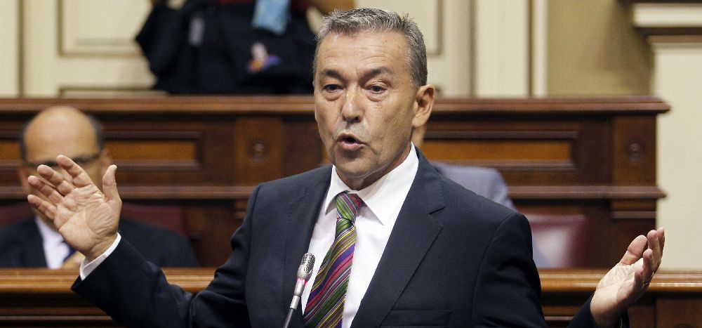 El presidente del Gobierno de Canarias, Paulino Rivero.