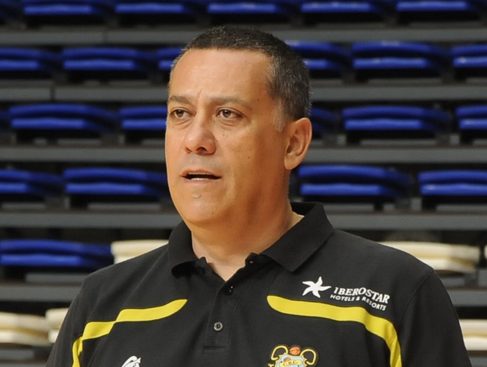 Alejandro Martínez, técnico del CB Canarias.M. SANTOS