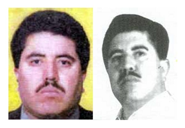 Combo de fotografías cedido por el Buró Federal de Investigaciones (FBI) que muestra al narcotraficante Vicente Carrillo Fuentes, alias El Viceroy.