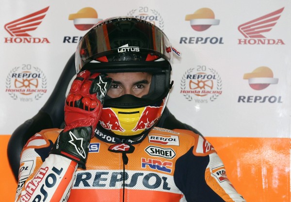 El piloto español de MotoGP Marc Márquez.