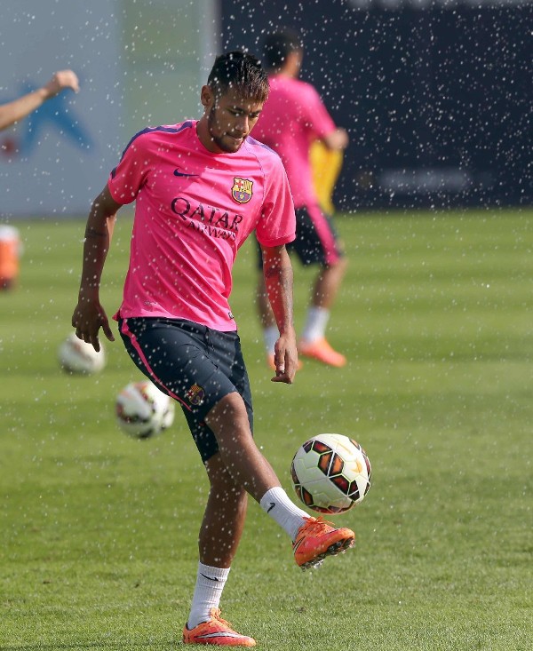 El delantero brasileño del FC Barcelona, Neymar Jr.