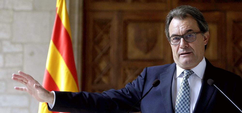 El presidente de Cataluña, Artur Mas.