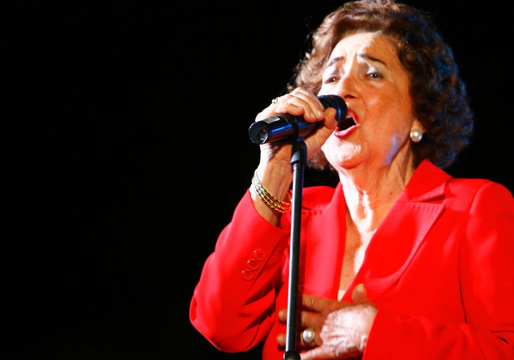 Olga Ramos en un actuación de 2012.