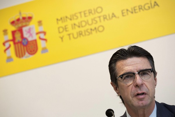 El ministro español de Industria, Energía y Turismo, José Manuel Soria.