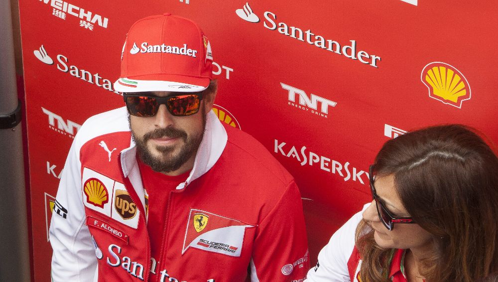 El piloto español de la escudería Ferrari Fernando Alons.