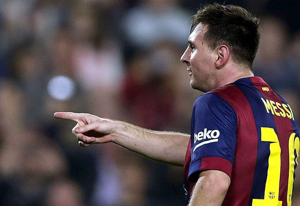 Messi es ya el máximo goleador de la historia de la Liga.