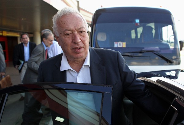 El ministro de Asuntos Exteriores de España, José Manuel García-Margallo, llega a La Habana.
