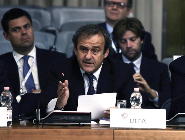 El presidente de la UEFA, Michel Platiní.