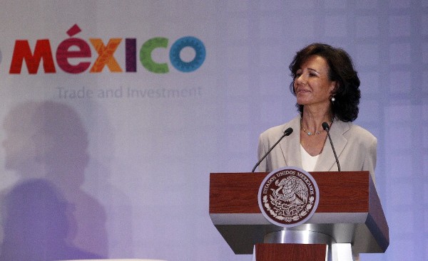 La presidenta del Banco de Santander, Ana Patricia Botín.