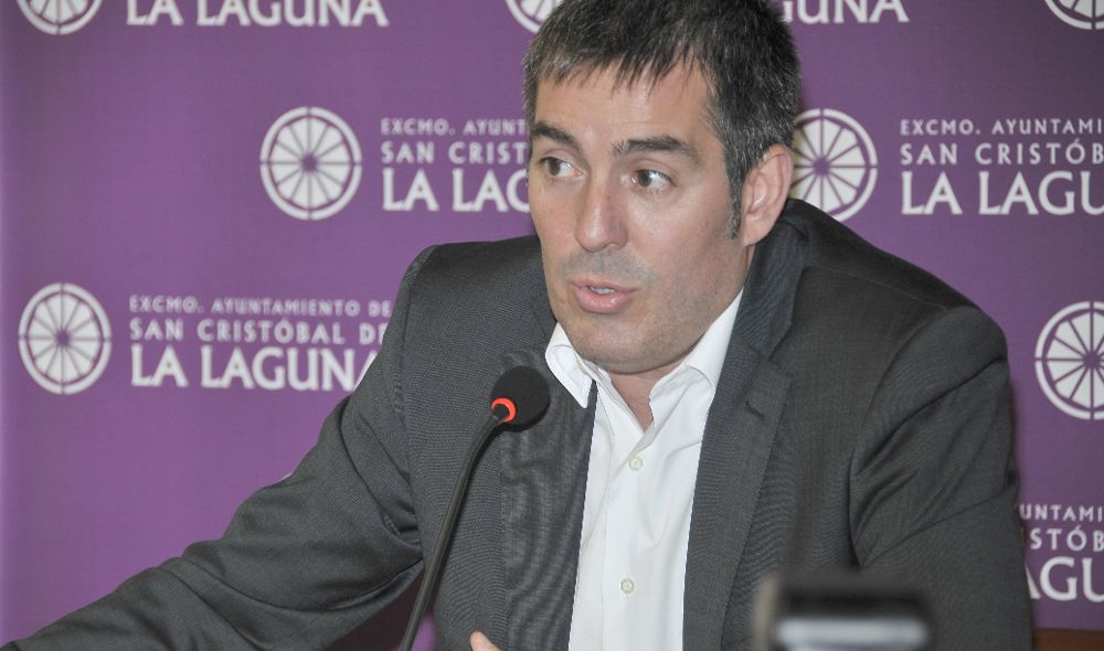 Fernando Clavijo, alcalde de La laguna.