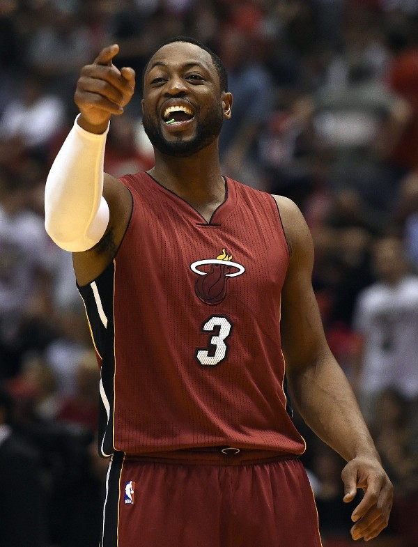 Dwyane Wade de los Miami Heat.