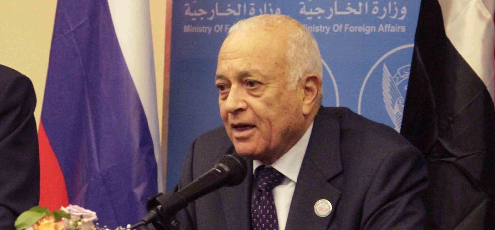 El secretario general de la Liga Árabe, Nabil al Arabi.