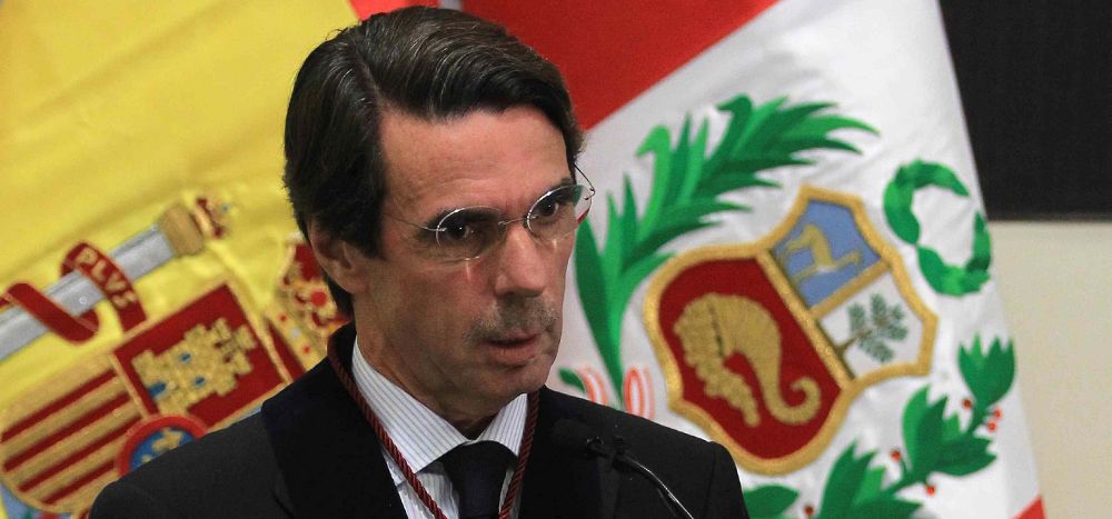 El ex jefe del Ejecutivo español José María Aznar.